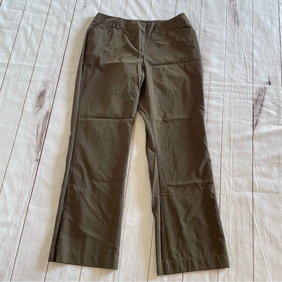J. Jill Pants - J. Jill Genuine Fit Below Waist Pants Trousers Womens 12 Brown Straight Wide Leg
